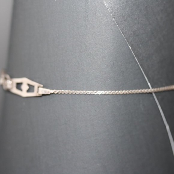 Vintage 925 Silver snake link C^A Bracelet Delicate - Picture 4 of 5